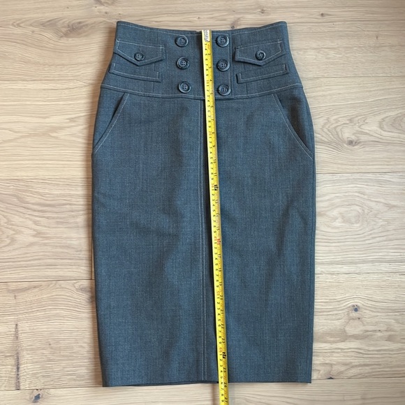 Andy The Anh structured high waisted midi skirt - Picture 8 of 10